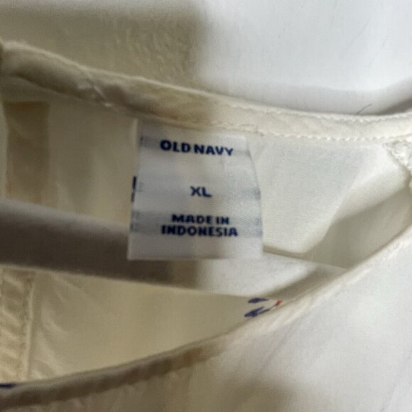 Old Navy Women's Tunic SZ XL Floral Fairy Cottagecore Relaxed Fit 100%Rayon Boho - Picture 11 of 11